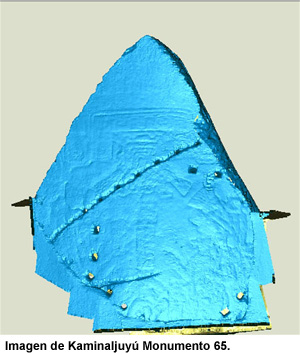 Monument 65 displayed in Geomagic viewer Monument 65 displayed in Geomagic viewer